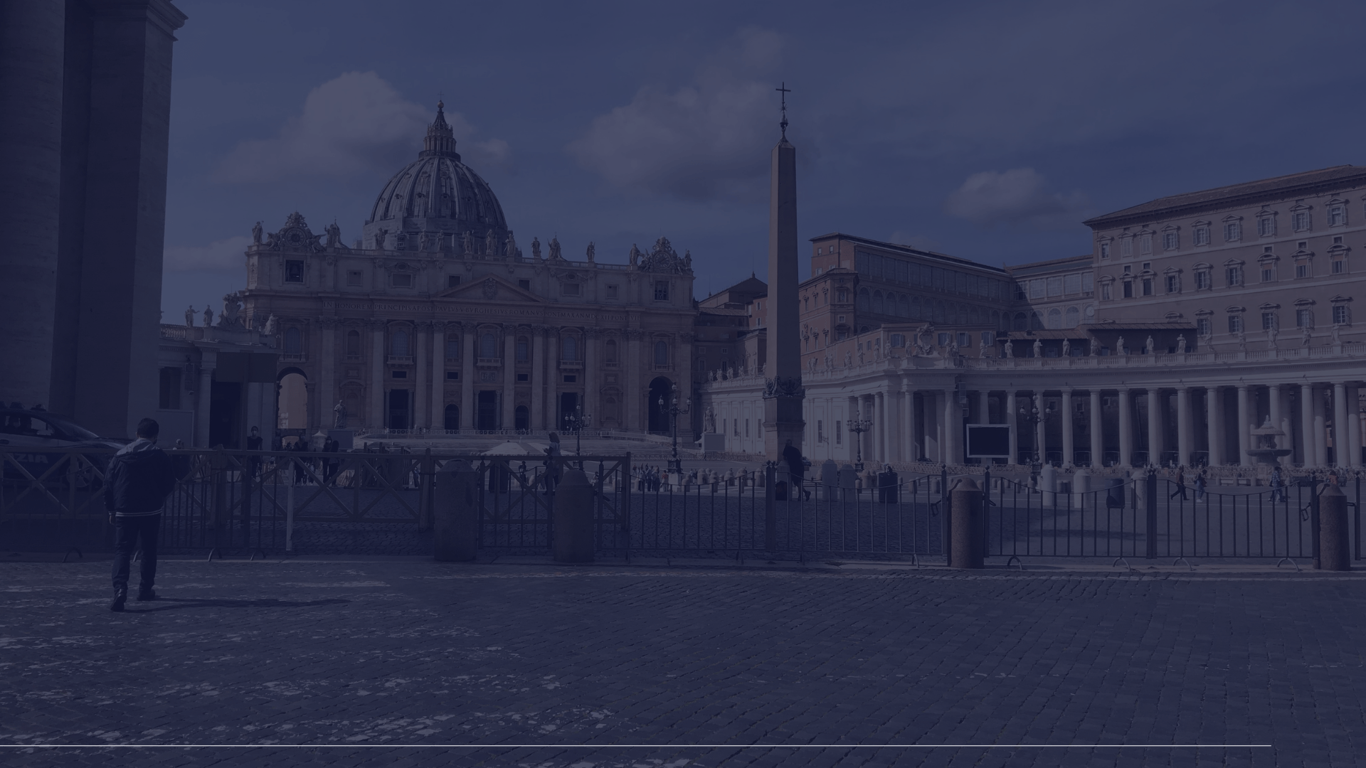 Blue and White Europe Travel Documentary Slideshow